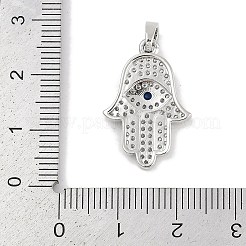 Brass Micro Pave Cubic Zirconia Pendants&nbsp;KK-Q028-64P