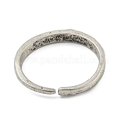 女性用合金カフリング  アンティークシルバー  usサイズ12 3/4(22mm)&nbsp;RJEW-A034-05AS