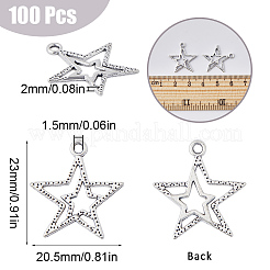 100Pcs Tibetan Style Alloy Pendants&nbsp;FIND-SC0006-78