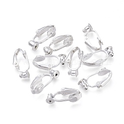 Brass Clip-on Earring Converters Findings&nbsp;KK-Q115-S