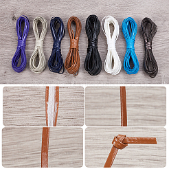 10M Folding PU Leather Cord&nbsp;OCOR-GF0004-12D-09
