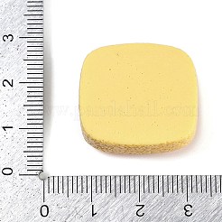 オペーク樹脂カボション  模造パン  タルト  23x25x9mm&nbsp;RESI-R454-02D