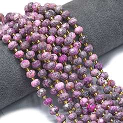 Natural Netstone Dyed Beads Strands&nbsp;G-K389-E29-01