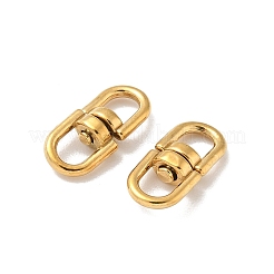304 Stainless Steel Double Eye Swivel Clasps&nbsp;STAS-L300-011B-G
