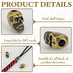 3Pcs Brass Beads&nbsp;KK-FG0001-18