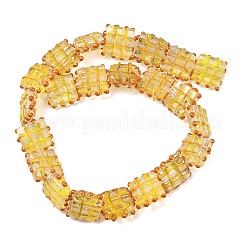 Handmade Gold Sand Lampwork Beads&nbsp;LAMP-L082-01B