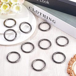 10Pcs Alloy Spring Gate Rings&nbsp;FIND-SP0001-38B