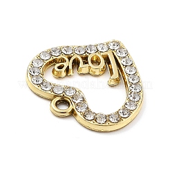 Alloy Rhinestone Pendants&nbsp;FIND-U026-13G