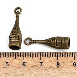 合金のチベット風チャーム  ワイン27x8本  アンティークブロンズ  1.8mm  穴：523mm  約1000個/[2]g&nbsp;TIBE-B003-18AB