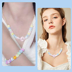 320Pcs 8 Colors Transparent Acrylic Beads&nbsp;MACR-PA0001-25