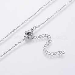 304 Stainless Steel Chain Necklaces&nbsp;NJEW-O108-40P