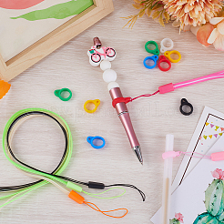 5 Strands Rubber Lanyard Straps&nbsp;DIY-GF0007-92