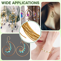 Brass Wire&nbsp;FIND-WH0170-40E-G