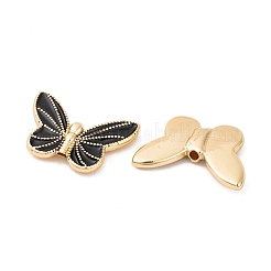 Brass Enamel Beads&nbsp;KK-E108-01G