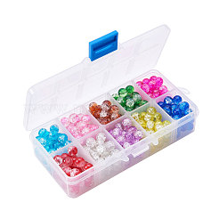 Baking Paint Crackle Glass Bead&nbsp;CCG-PH0002-8mm-02