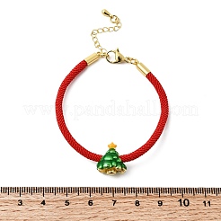 Christmas Nylon Cord Bracelets&nbsp;BJEW-L715-02G-03