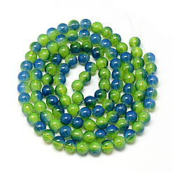 Baking Paint Glass Beads Strands&nbsp;DGLA-Q023-8mm-DB63