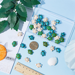 120Pcs 3 Styles Synthetic Howlite & Turquoise Beads&nbsp;G-SC0002-47