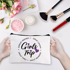 4Pcs Printed Polyester Cosmetic Pouches&nbsp;AJEW-WH20158-005