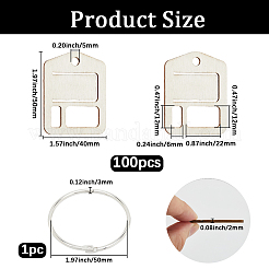 2 Bags Wood Thread Winding Boards&nbsp;AJEW-GF0011-68F