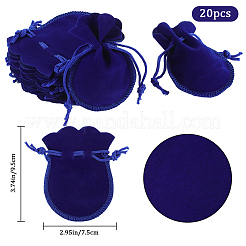 20Pcs Gourd Velvet Drawstring Bags&nbsp;TP-BBC0001-07A-03