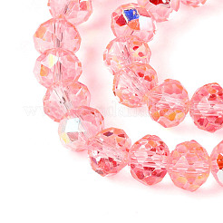 Transparent Glass Beads Strands&nbsp;EGLA-N016-8mm-09