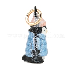 Brass Enamel Pendants&nbsp;KK-CBADA45-02G-01