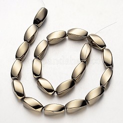Electroplate Non-magnetic Synthetic Hematite Beads Strands&nbsp;G-F300-11A-06
