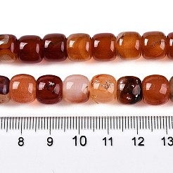 天然石赤瑪瑙ビーズ連売り  バレル  10~10.5x9~9.5mm  穴：1.2mm  約41~43個/連  14.37~16''（36.5~40センチメートル）&nbsp;G-T138-145