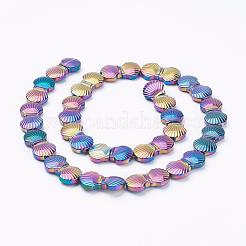 Electroplate Non-Magnetic Synthetic Hematite Beads Strands&nbsp;G-F510-14F
