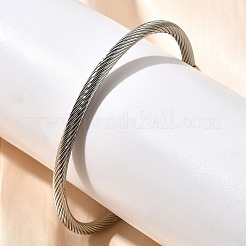 304 Stainless Steel Cuff Bangles&nbsp;BJEW-C091-02A-GP