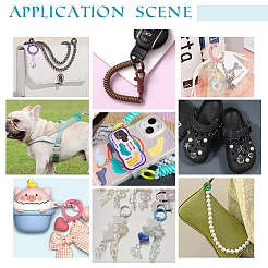 24Pcs 12 Colors Zinc Alloy Spring Gate Rings&nbsp;FIND-PH0017-35