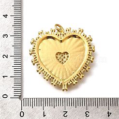 Brass Micro Pave Cubic Zirconia Pendants&nbsp;KK-U055-25G