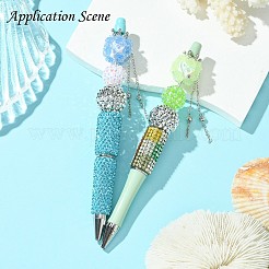 Handmade Polymer Clay Rhinestone Tassel Dangle Beads&nbsp;CLAY-H003-01P-02