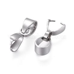 Tarnish Resistant 304 Stainless Steel Pinch Bails&nbsp;STAS-K146-090-2.5x14