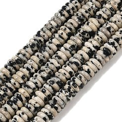 Natural Dalmatian Jasper Beads Strands&nbsp;G-Q159-B37-01