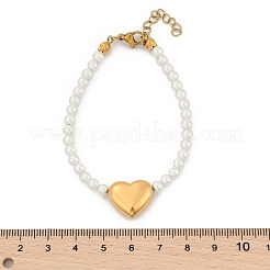 Plastic Imitation Pearl Beads Bracelets for Women&nbsp;BJEW-M056-10G-05