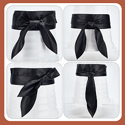 2Pcs 2 Colors PU Leather Wrap Around Waist Band&nbsp;AJEW-WR0002-25