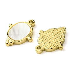 Ion Plating(IP) 304 Stainless Steel Pave Shell Pendants&nbsp;FIND-Z028-07G
