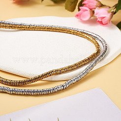 2 Strands 2 Colors Electroplate Non-magnetic Synthetic Hematite Beads Strands&nbsp;G-CW0001-11