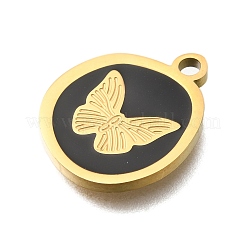 PVD Vacuum Plating 201 Stainless Steel Pendants&nbsp;STAS-C111-25G