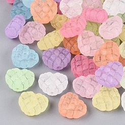 Frosted Transparent Acrylic Beads&nbsp;OACR-Q203-02