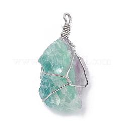 Natural Fluorite Pendants&nbsp;G-Q993-03