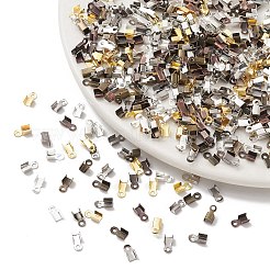 600Pcs 6 Colors Iron Folding Crimp Ends&nbsp;IFIN-YW0003-26