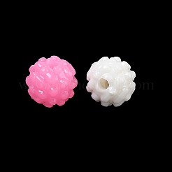 プラスチックビーズ  模造ゼリー  ラウンド  ミックスカラー  10.5~11mm  穴：2.5mm  約1000個/500g&nbsp;KY-F023-13