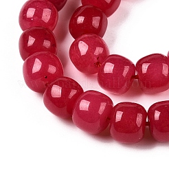 Dyed Natural White Jade Beads Strands&nbsp;G-T138-S14