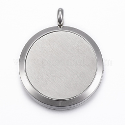 316 Surgical Stainless Steel Diffuser Locket Pendants&nbsp;STAS-H404-34