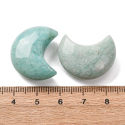 ナチュラルアマゾナイトビーズ  3次元三日月形  トップ掘削  25~25.5x20~21x9~10.5mm  穴：2.5mm&nbsp;G-T147-01A-15