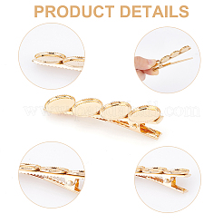 DIY Alligator Hair Clips Kits&nbsp;DIY-UN0005-94
