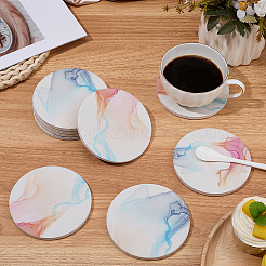 3Pcs Porcelain Cup Mats&nbsp;PORC-DJ0001-01B